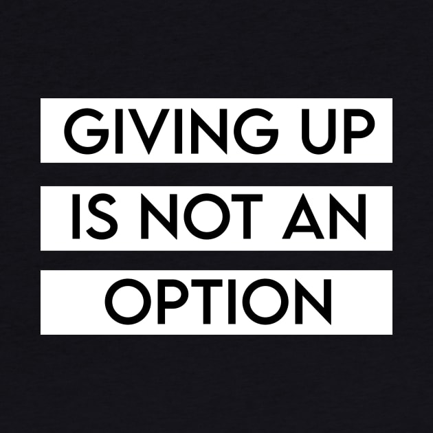 Giving up is not an option by Laevs